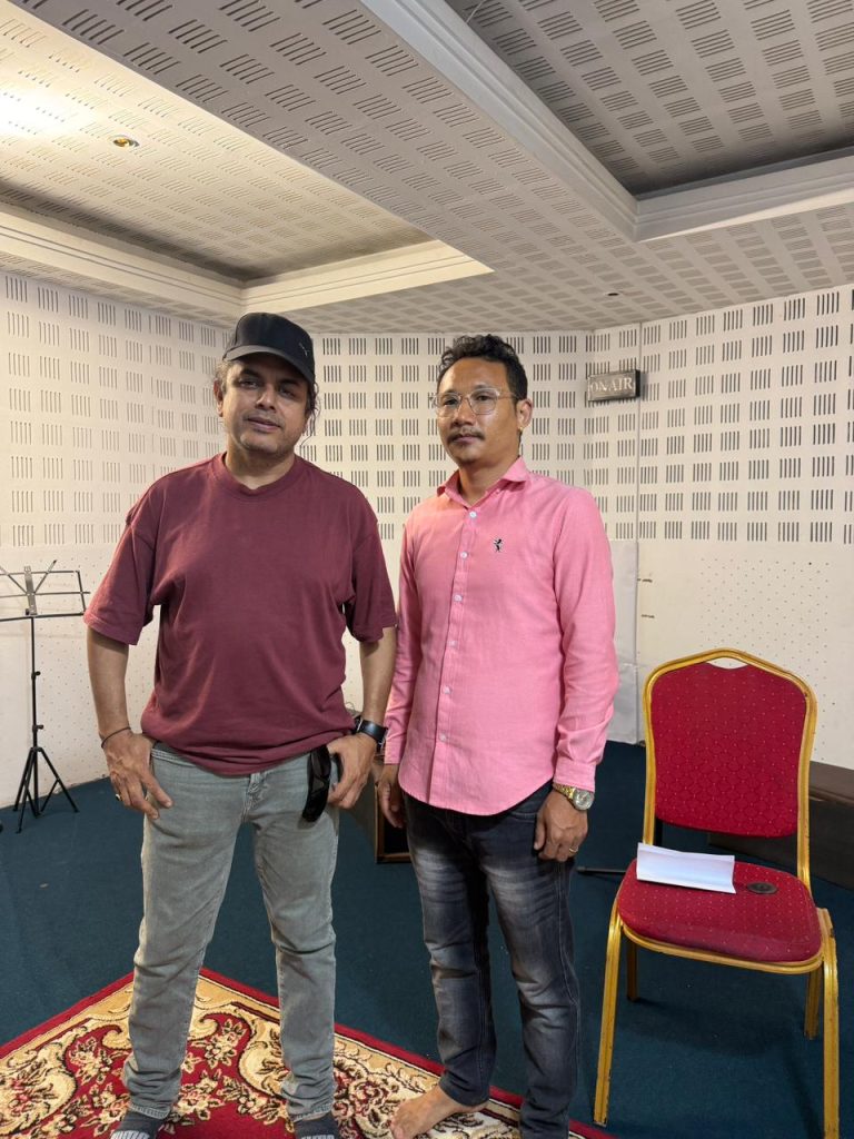 Darjan Tamang with Pramod Kharel