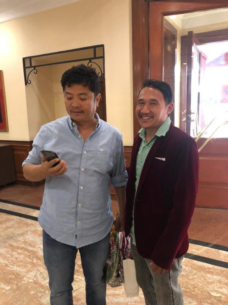 Darjan Tamang with Dayahang Rai