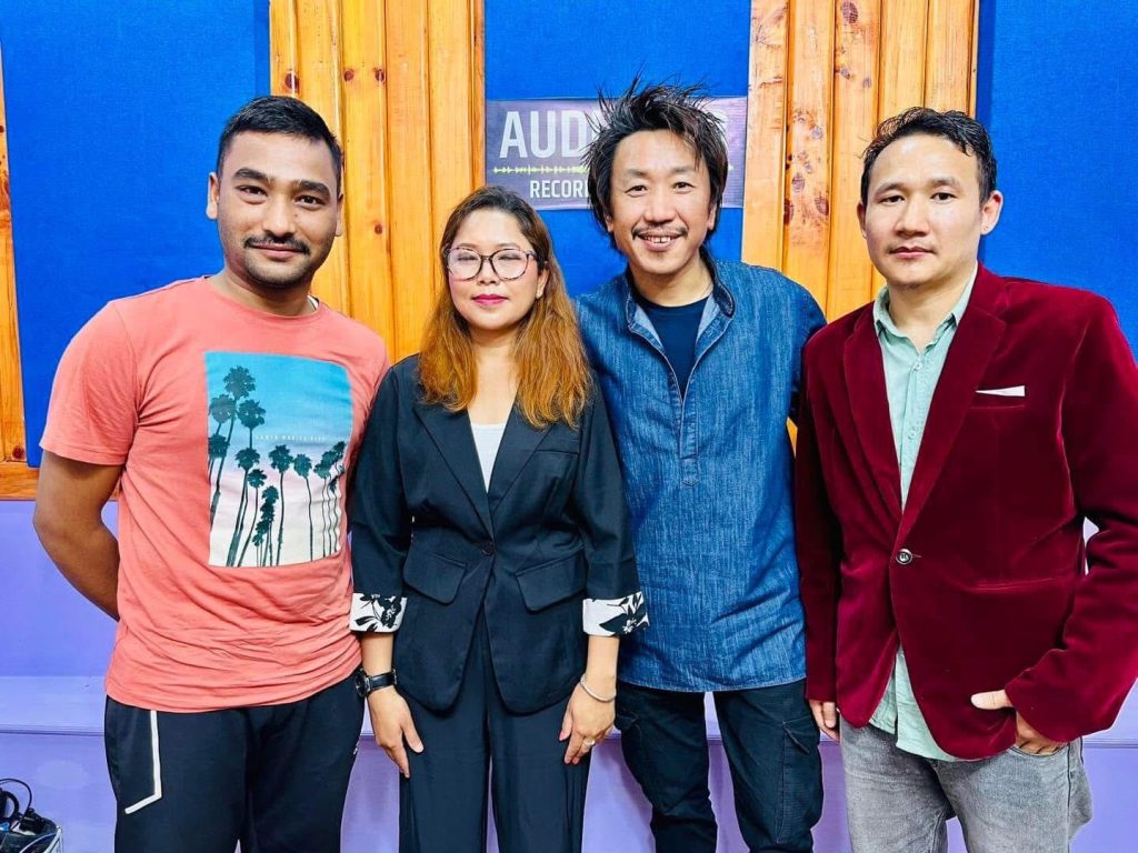 Darjan Tamang and Team with Rajesh Payal Rai
